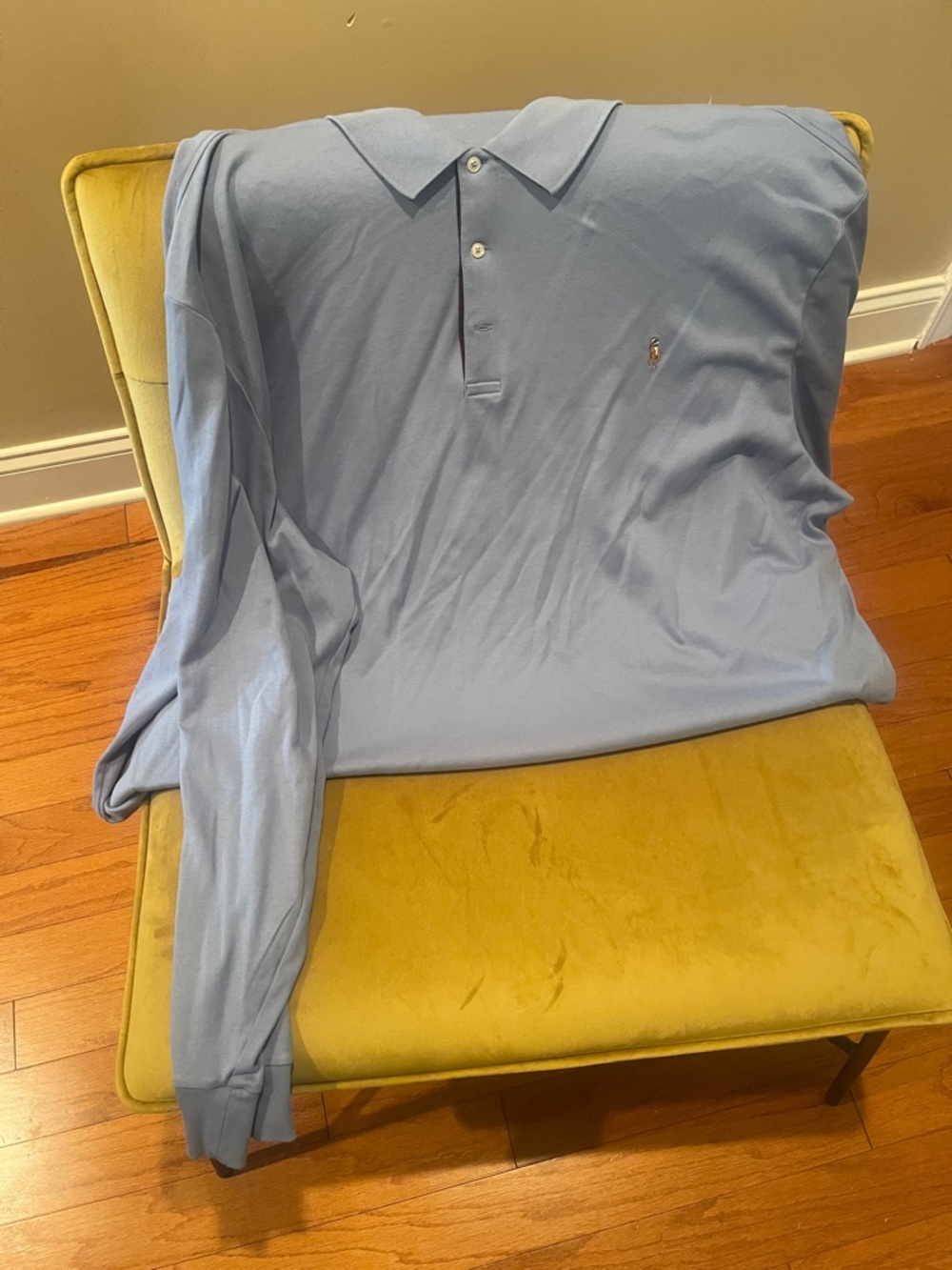 Polo by Ralph Lauren Light Blue Long-Sleeve Polo